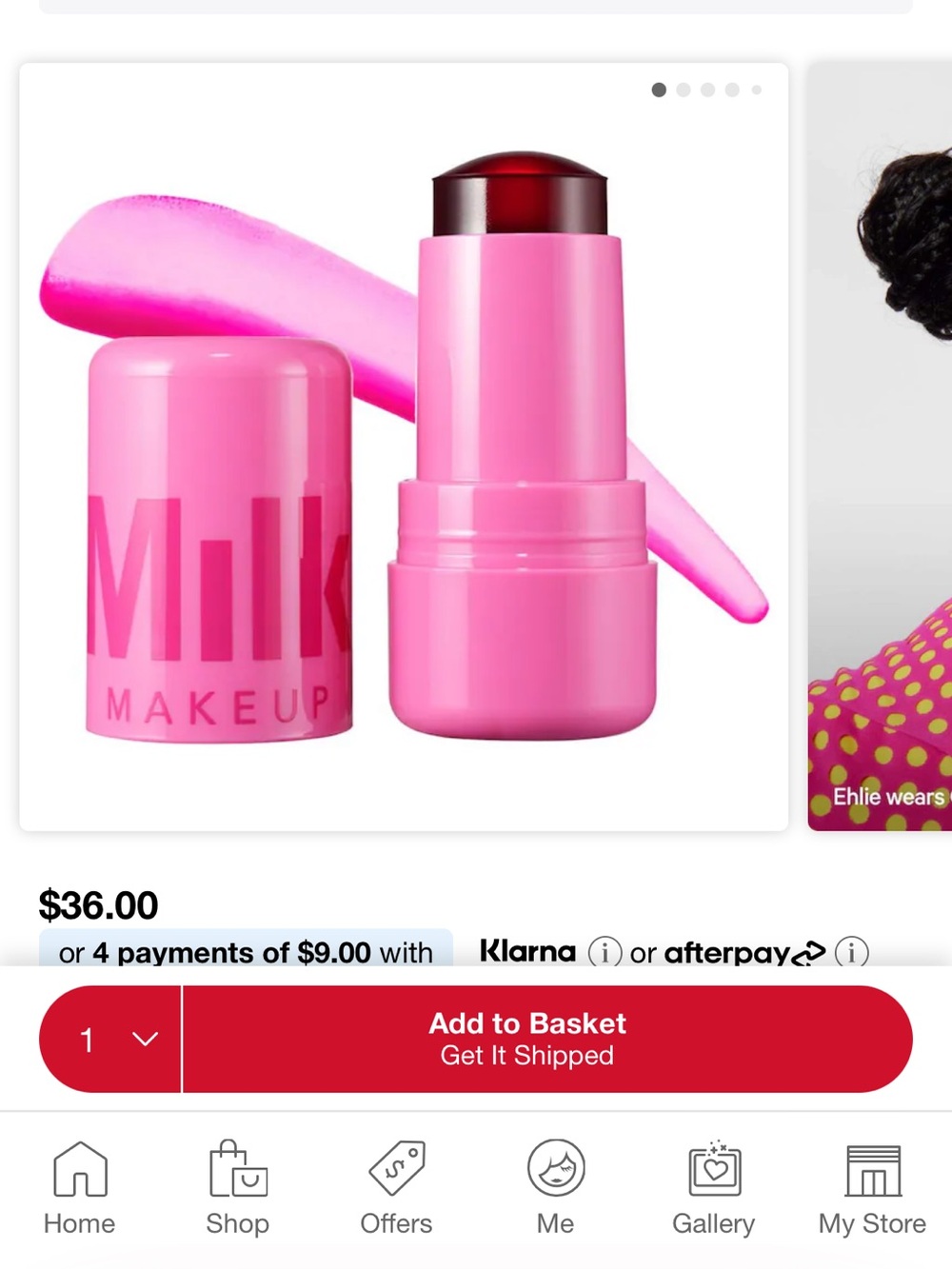 Milk Makeup cheek stain color Burst